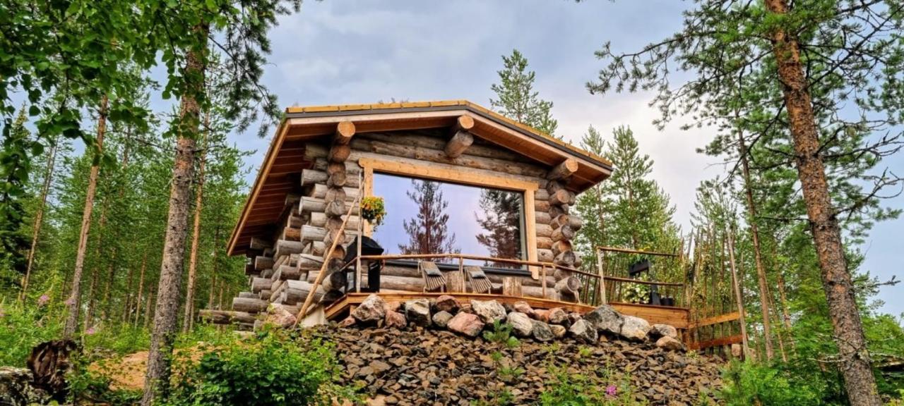 Log Cabin In Lapland By The River Rovaniemi Exterior photo